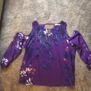 Peter Nygard old shoulder blouse